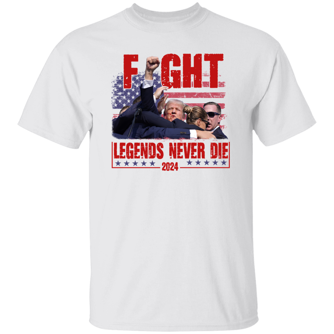 Trump F**ht - Legends Never D** 2024 Bright Shirt HA75 63128