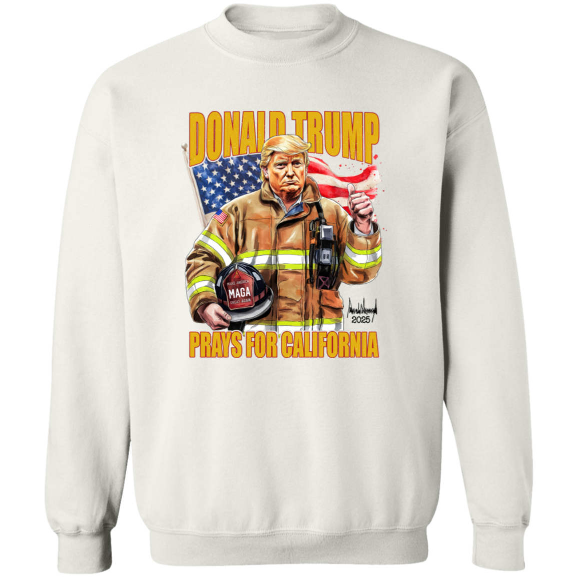 Donald Trump Prays for California Bright Shirt California Strong 2025 Shirt CH07 67282