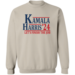 Kamala Harris Let's Finish The Job Bright Shirt TH10 63361