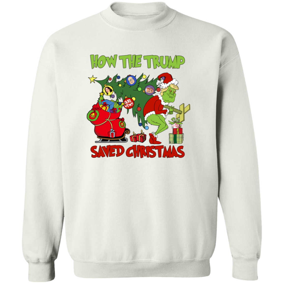 How The Trump Saved Christmas Bright Shirt HO82 65338