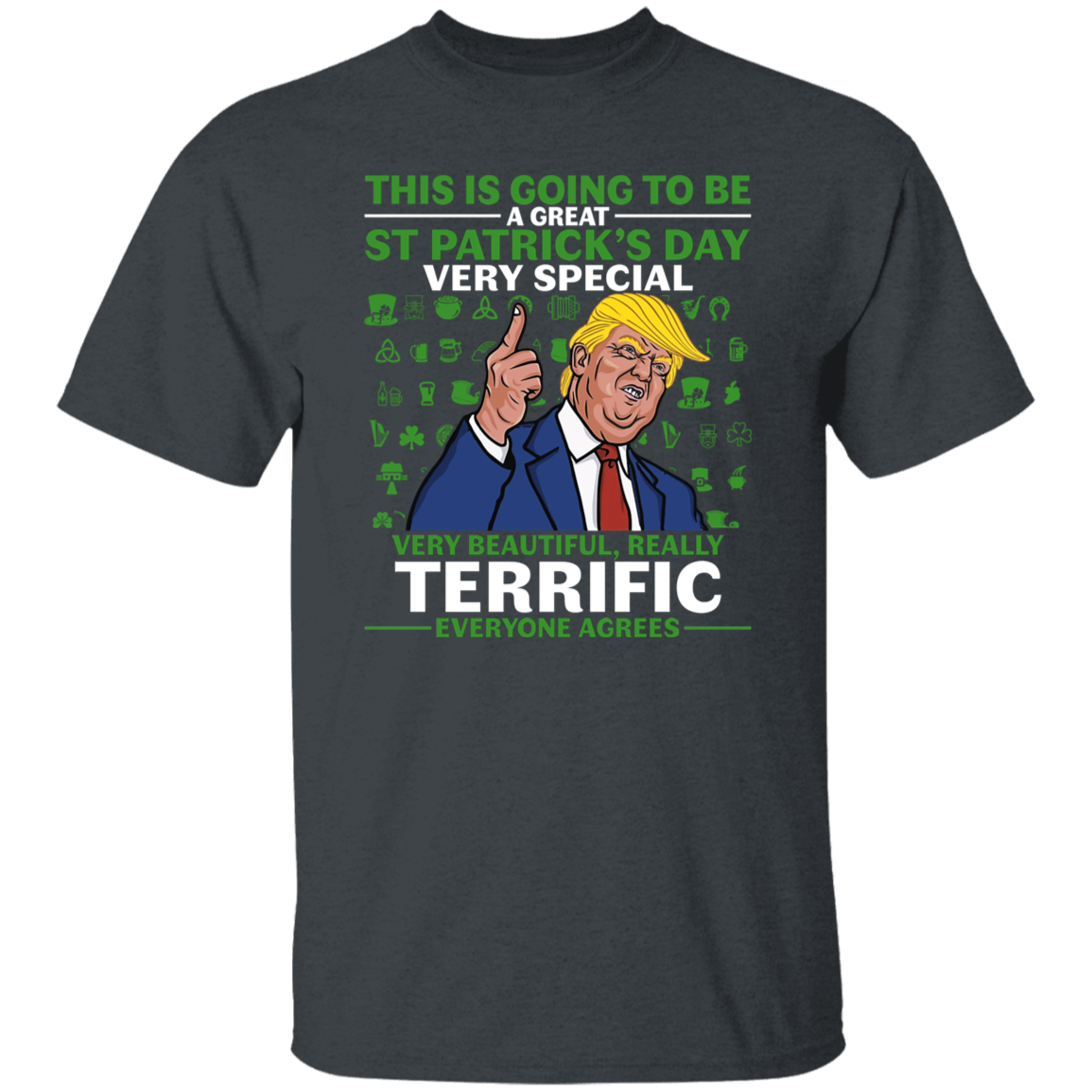 Donald Trump St Patrick's Day - Lucky Irish Dark Shirt HO82 65604
