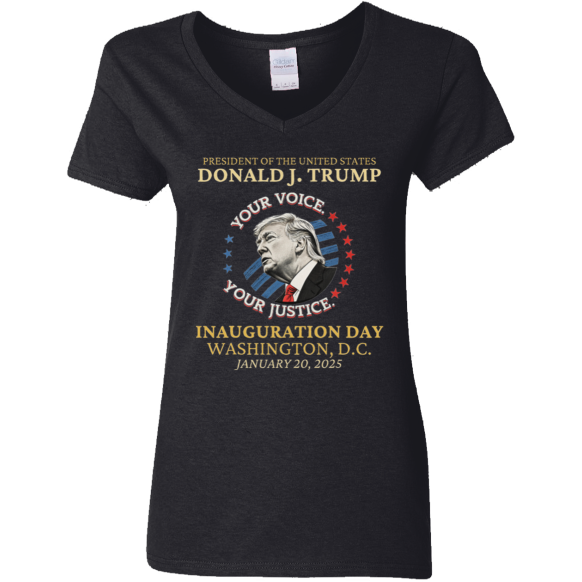 Trump Inauguration Day 2025 Commemorative Memorabilia Dark Shirt HO82 65638