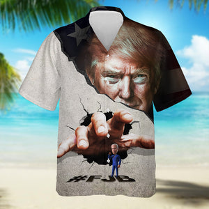 Break The Wall Trump Hawaii Shirt Personalized Gift N369 62577