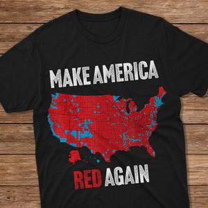 Make America Red Again Dark Shirt Gift for Trump Lovers HA75 67082