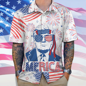 Independence Day American Trump Hawaii Shirt N304 62527