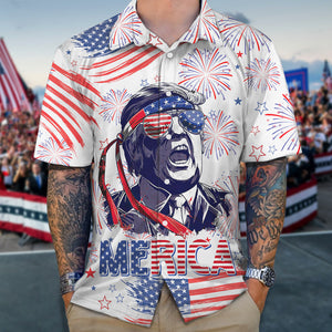Independence Day American Trump Hawaii Shirt N304 62527