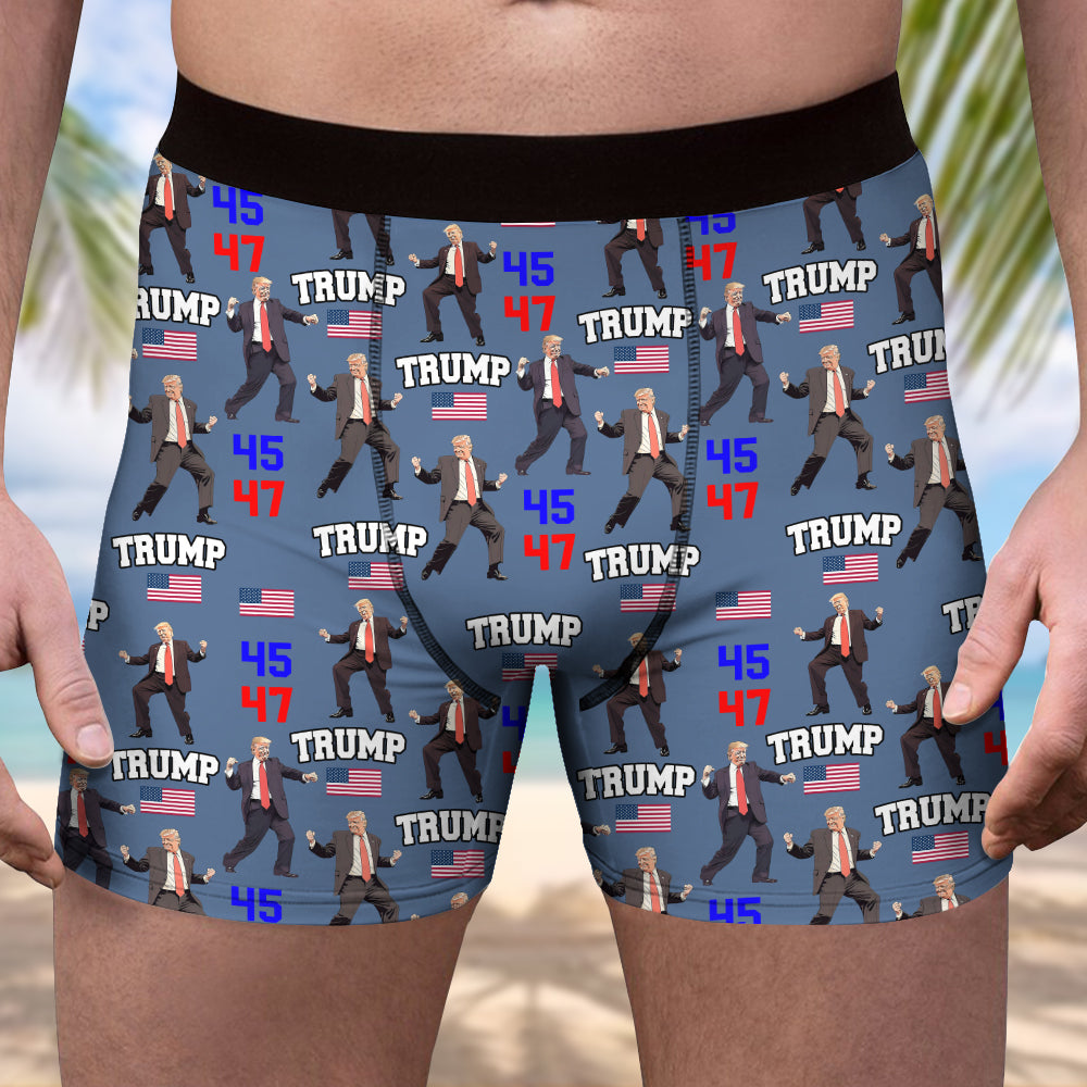 Trump - Embrace Success with a Little Bit of Crazy Men's Boxer Briefs LM32 65059