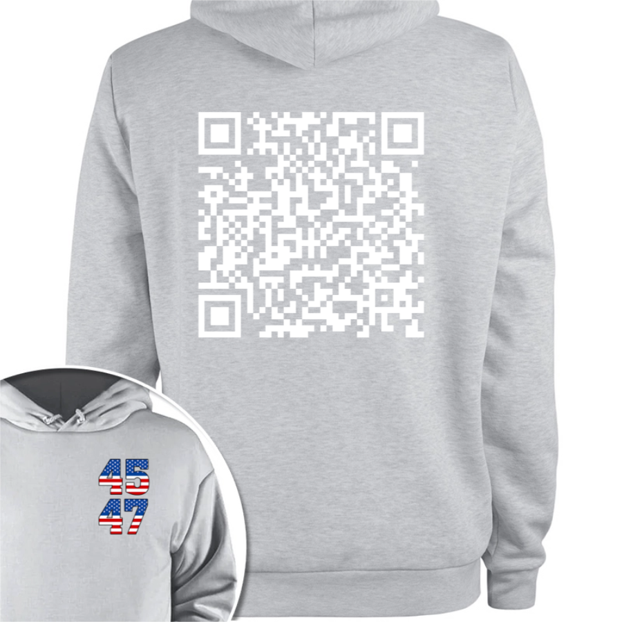 Funny QR President Trump 45 47 Dancing Back And Front Dark Shirt HA75 64166