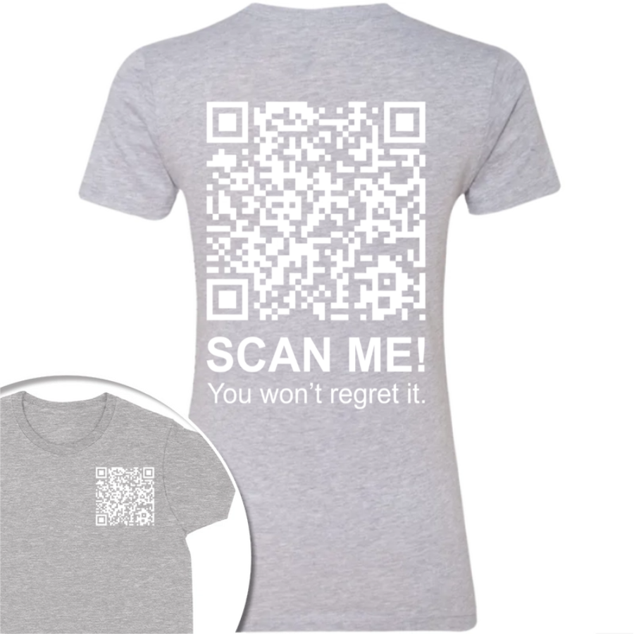 Funny QR Scan me President Trump 45 47 Dancing Front And Back Dark Shirt HA75 64186