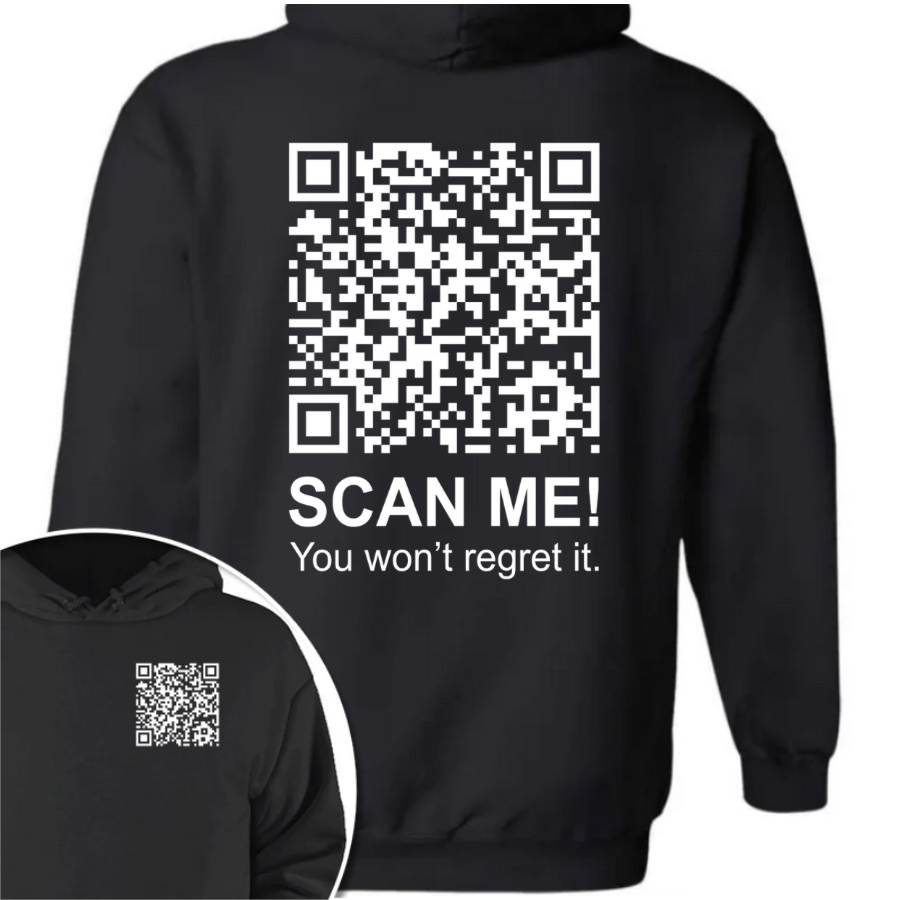 Funny QR Scan me President Trump 45 47 Dancing Front And Back Dark Shirt HA75 64186