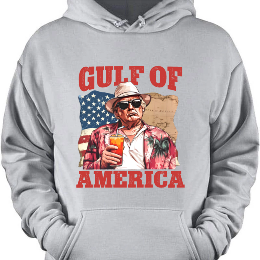 President Trump Gulf of America, Gulf of Mexico to Gulf of America Bright Shirt HA75 64332