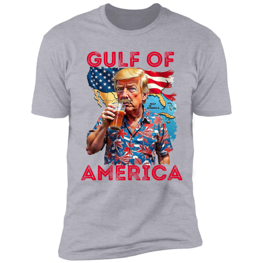 Trump Gulf of America, Gulf of Mexico to Gulf of America Bright Shirt HA75 64340