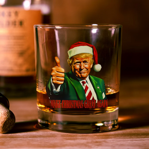 Make Christmas Great Again With Trump Rock Glass HA75 63673