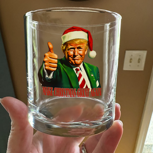 Make Christmas Great Again With Trump Rock Glass HA75 63673