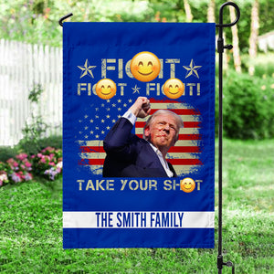 Fi**t Fi**t Fi**t Take Your Shot Garden Flag TH10 63081