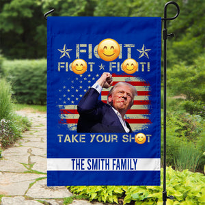 Fi**t Fi**t Fi**t Take Your Shot Garden Flag TH10 63081