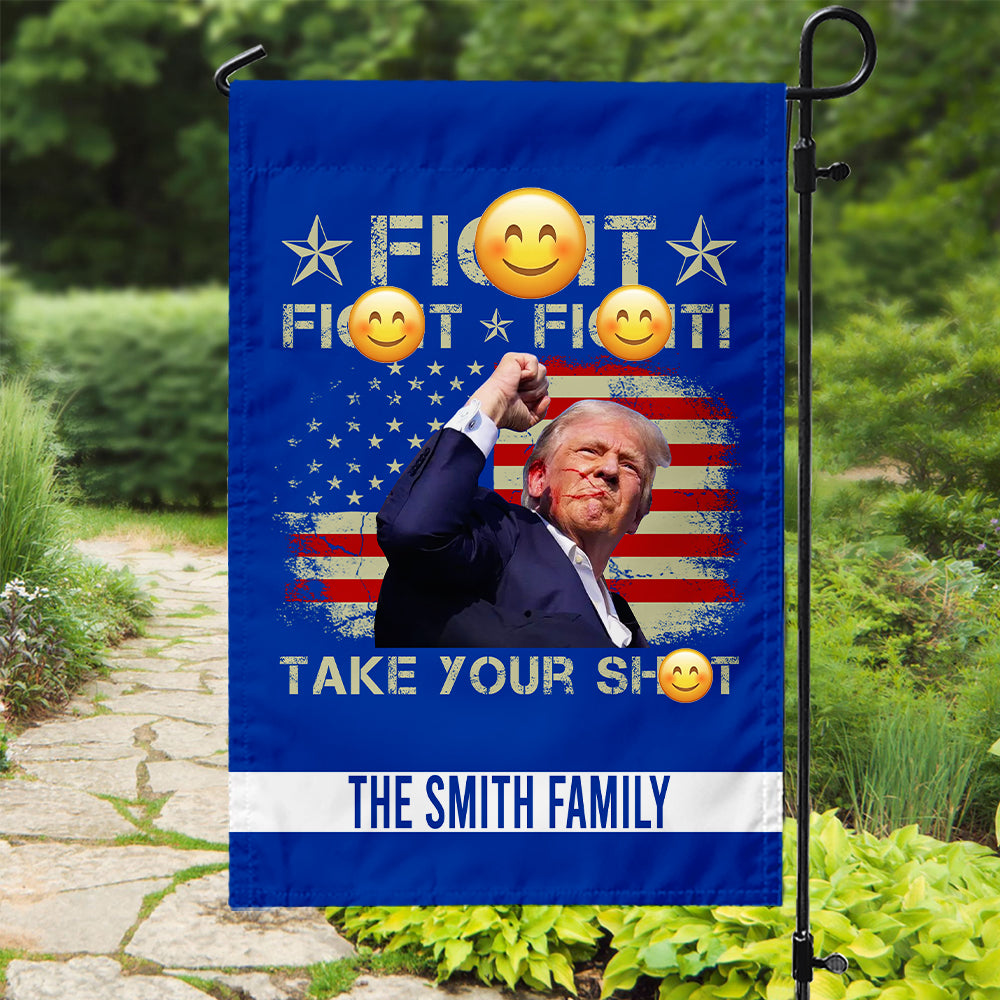 Fi**t Fi**t Fi**t Take Your Shot Garden Flag TH10 63081