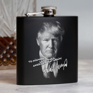 Custom Name President Donald Trump Flask TH10 64345