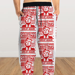 Trump Make Christmas Great Again Sweatpants TH10 64239