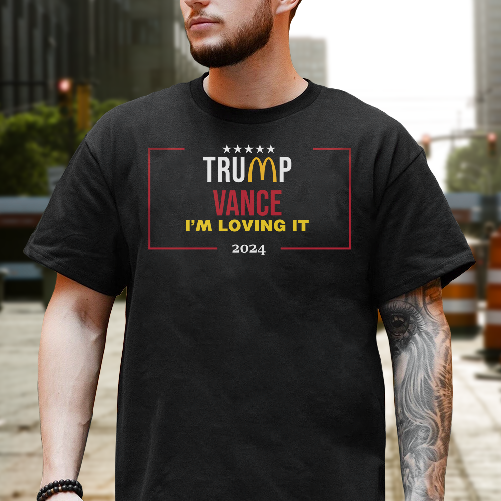 Trump Vanve I Lovin' It 2024 Dark Shirt TH10 63573