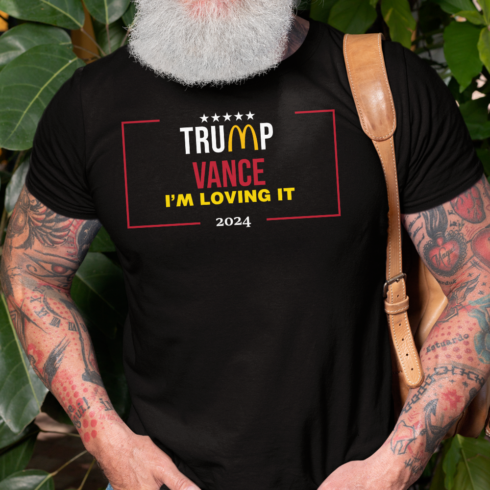 Trump Vanve I Lovin' It 2024 Dark Shirt TH10 63573