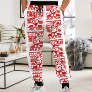 Trump Make Christmas Great Again Sweatpants TH10 64239