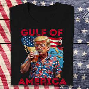 Trump Gulf of America, Gulf of Mexico to Gulf of America Dark Shirt HA75 64338