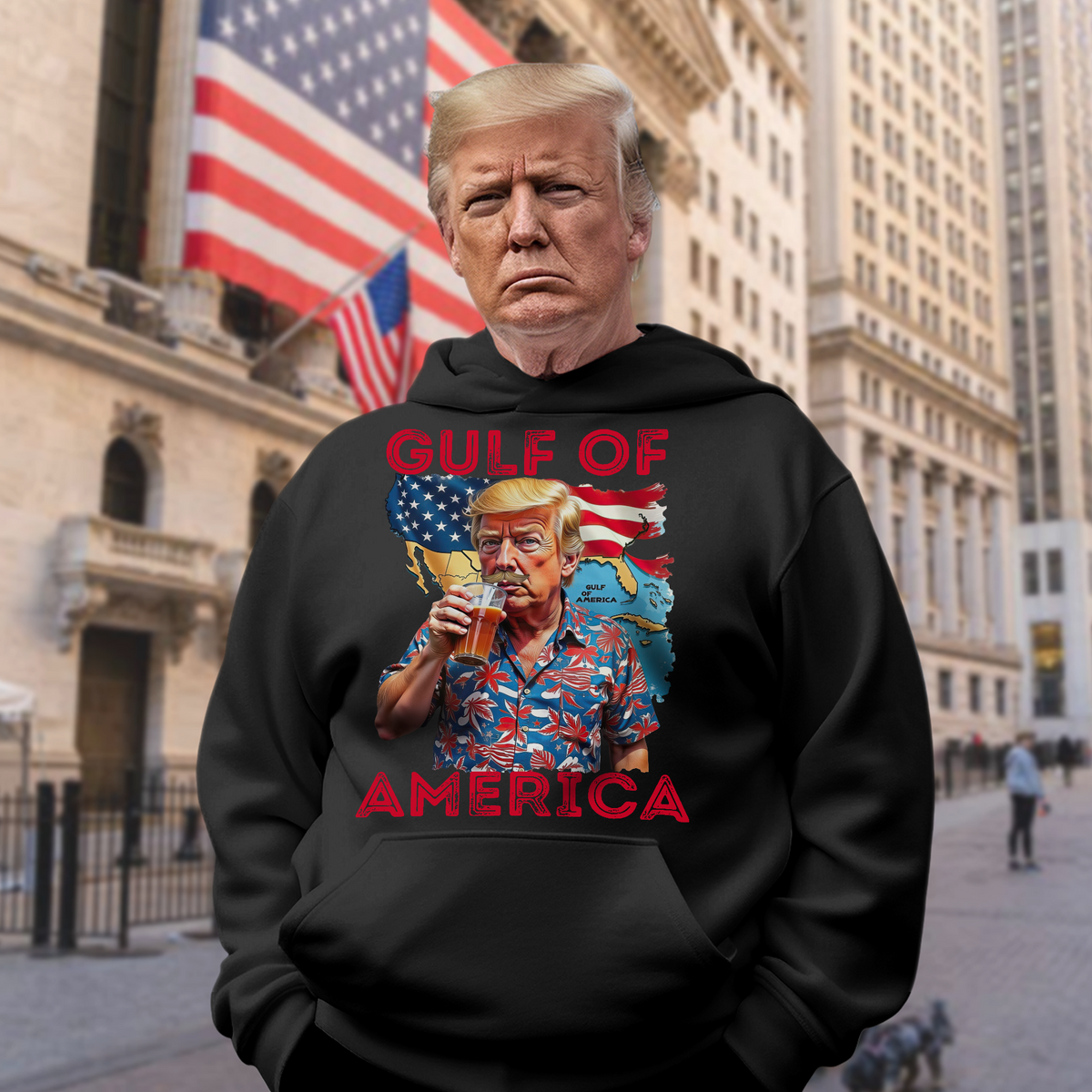 Trump Gulf of America, Gulf of Mexico to Gulf of America Dark Shirt HA75 64338