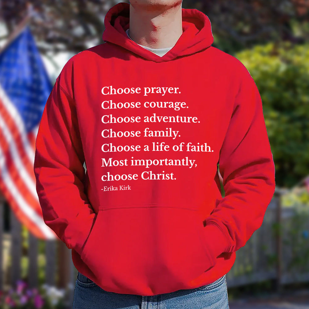 Charlie Kirk Choose A Life Of Faith Shirt TH10 64559