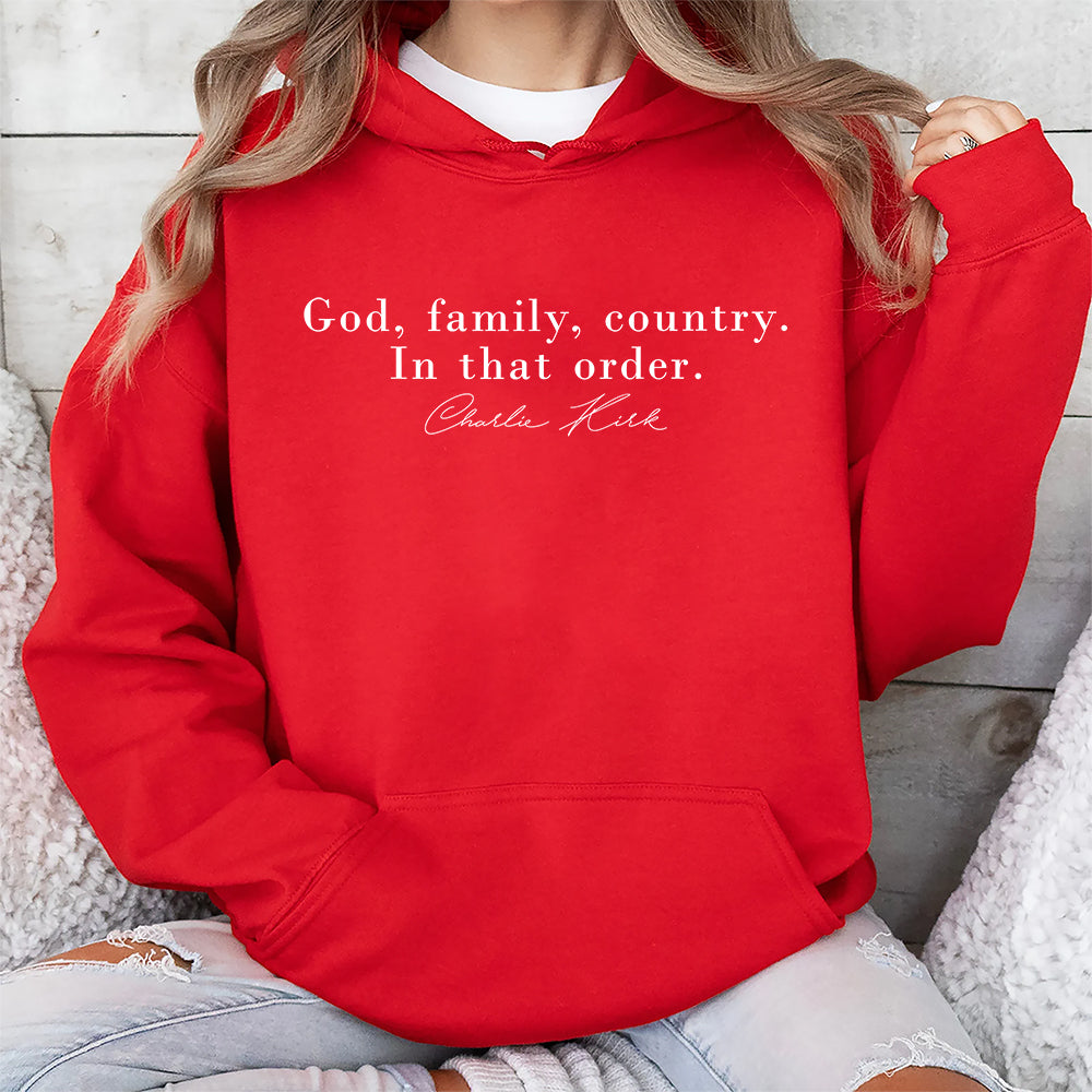 God, Family, Country Charlie Kirk Shirt TH10 64563
