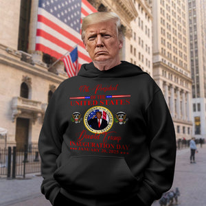 President Donald Trump Inauguration Day 2025 Dark Shirt HO82 65634