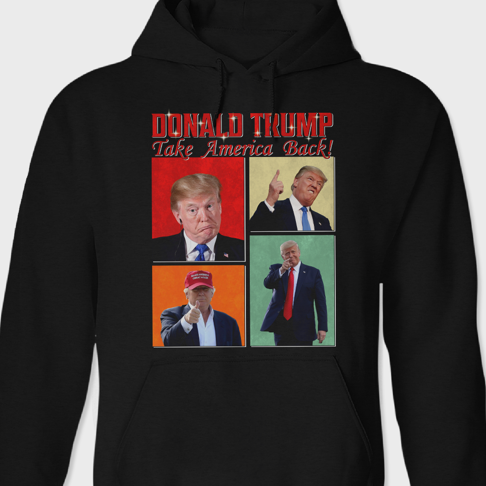 Custom Photo Donal Trump Take America Back Dark Shirt TA29 62523