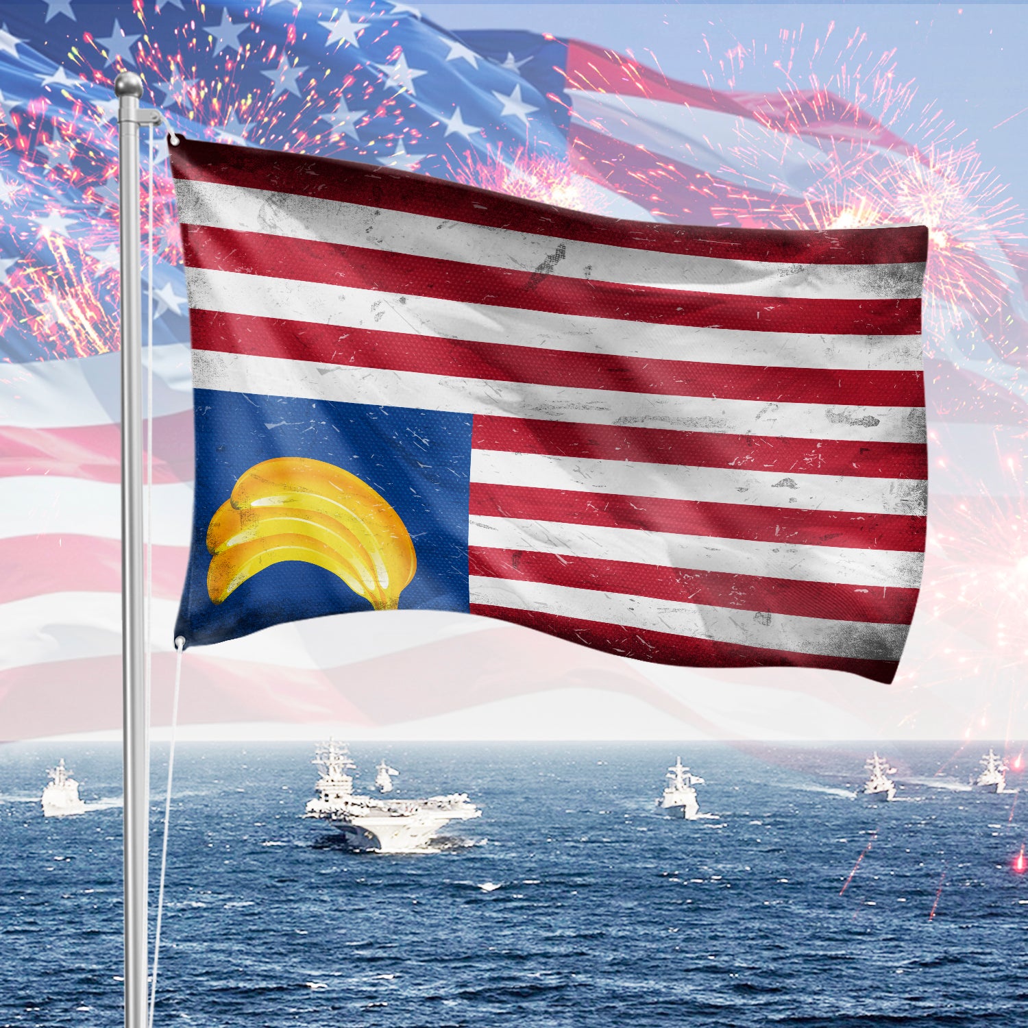 Banana Republic Flag US Banana Republic House Flag TH10 62683