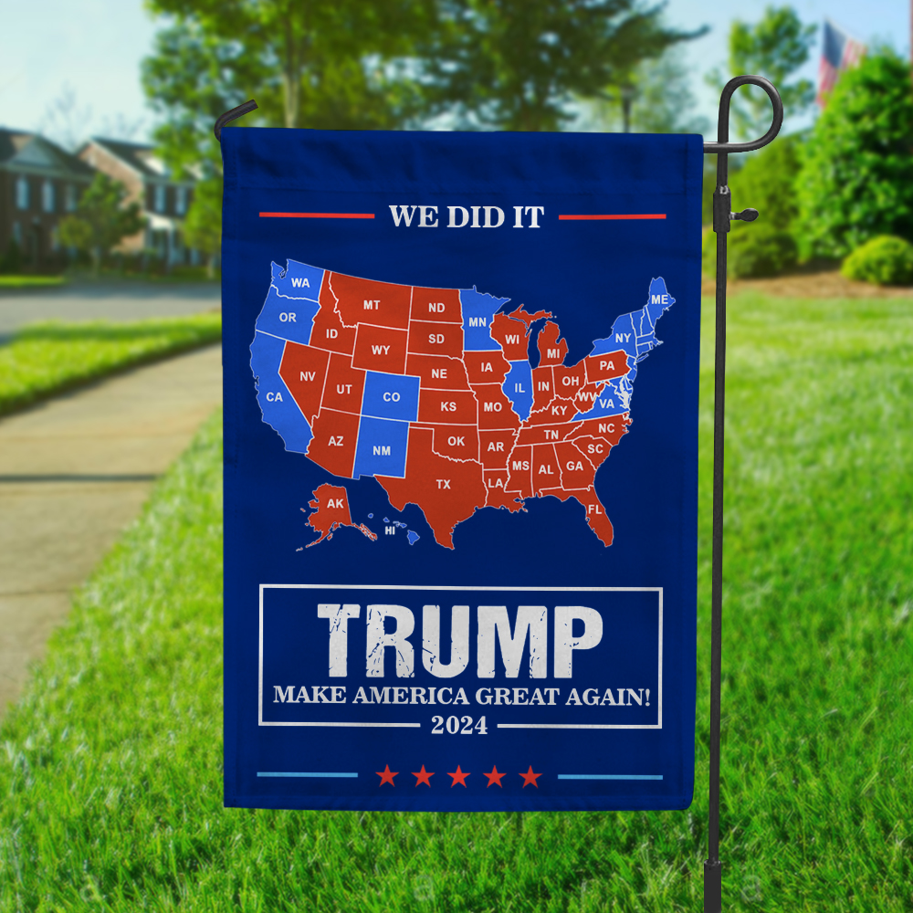 We Did It Trump Make America Great Again House Flag & Garden Flag HA75 63980
