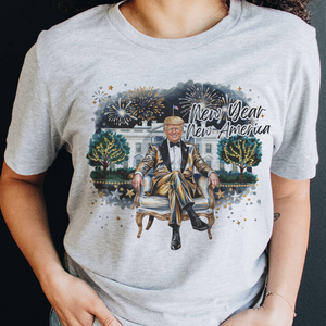 President Trump 2025 New Year New America Bright Shirt HA75 67146