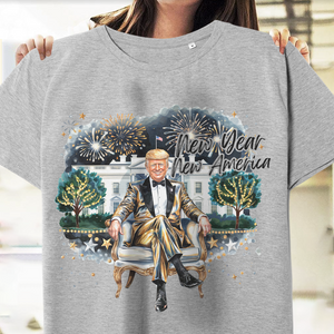 President Trump 2025 New Year New America Bright Shirt HA75 67146