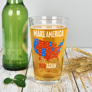 Make America Red Again Beer Glass Gift for Trump Lovers HA75 67094