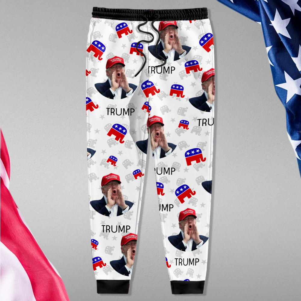 Custom Trump Portrait Christmas Gift Sweatpants HO82 65446