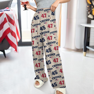 Trump The 45th and 47th President's Legacy in Republican Politics Pajamas LM32 65197