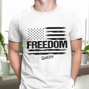 Freedom Pray For Charlie Kirk USA American Flag Patriotic Bright Shirt CH07 67606