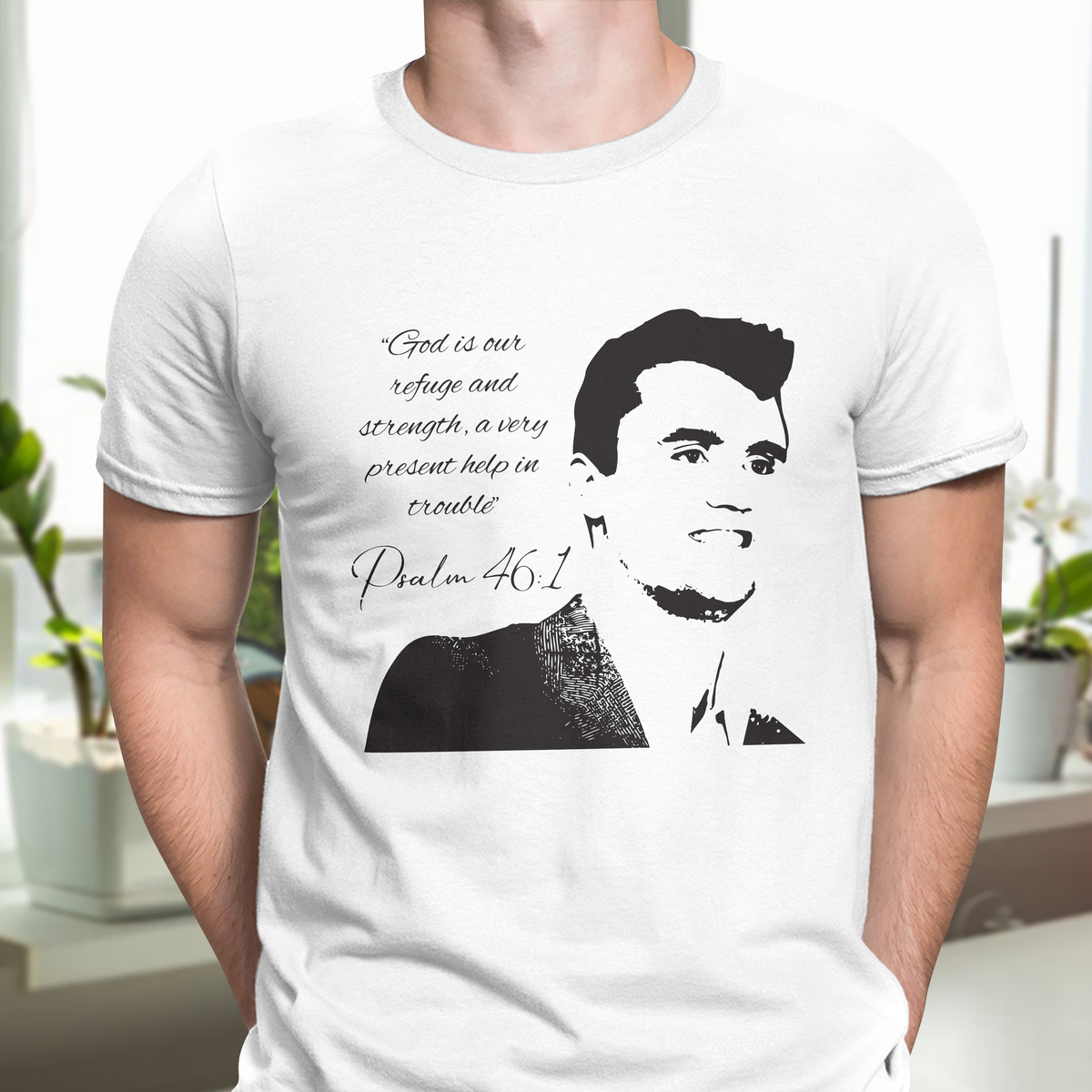 Charlie Kirk - God Is Our Refuge Verse Memorial Bright Shirt LM32 65419