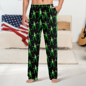 Personalized Trump ST Patrick's Day Dancing Pajamas Gifts For Trump Lovers N304 HO82 65602