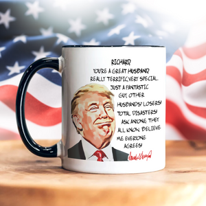 Custom Husband Name With Funny Trump Accent Mug HO82 65552