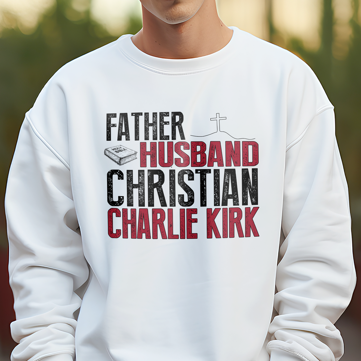 Father Husband Christian Charlie Kirk Conservative Christian Bright Shirt LM32 65415