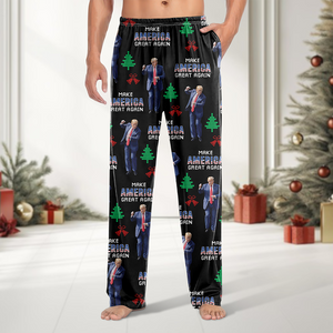 Trump Dancing Crazy Make America Great Again Christmas Pajamas LM32 63985