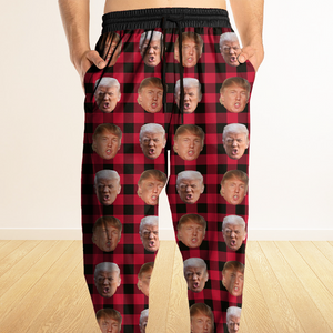 Custom Trump Face With Christmas Pattern Sweatpants HO82 65424