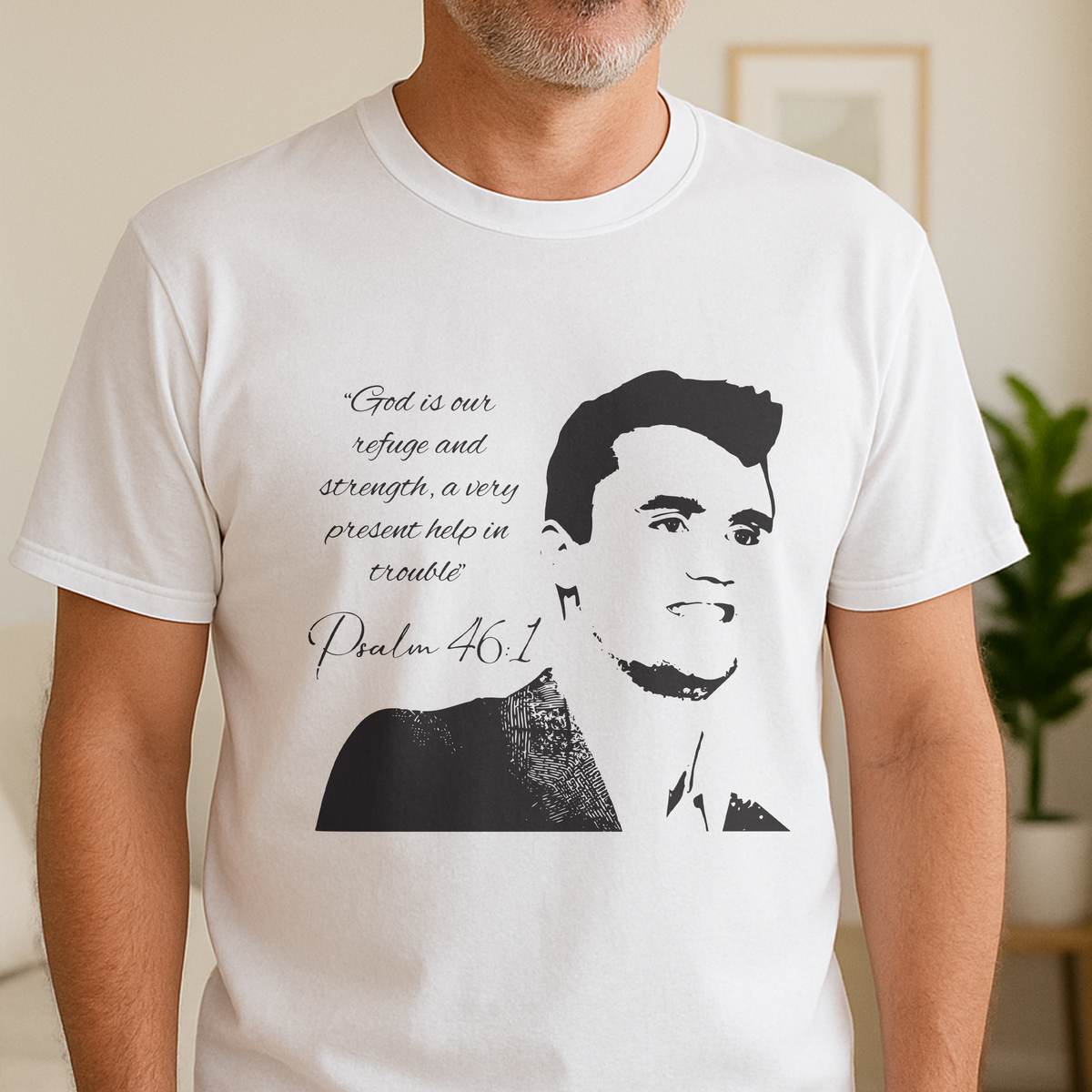 Charlie Kirk - God Is Our Refuge Verse Memorial Bright Shirt LM32 65419