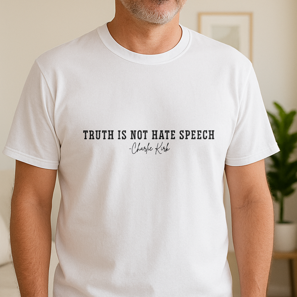Pray For Charlie Kirk - Truth Is Not Hate Speech Bright Shirt LM32 65673