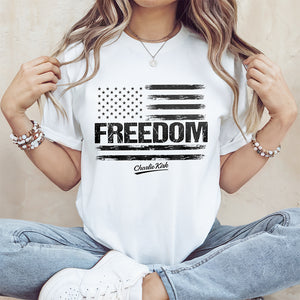 Freedom Pray For Charlie Kirk USA American Flag Patriotic Bright Shirt CH07 67606