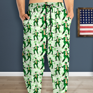 Personalized Trump St Patrick's Day Dancing Sweatpants Gift For Trump Lovers N304 HO82 65600